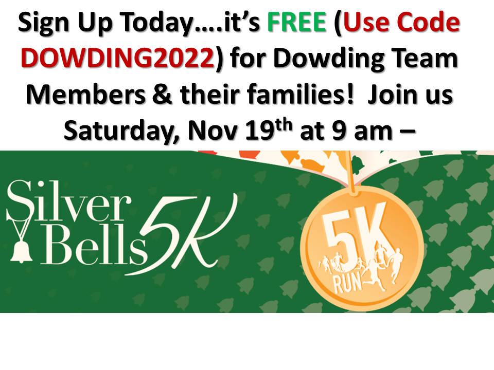 SPQRCE Meetings & Silver Bells 5K Sign Up Dowding Industries